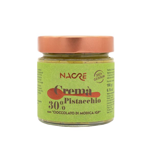 Pistáciový krém NACRÈ - s Modicou CHZO, 190g